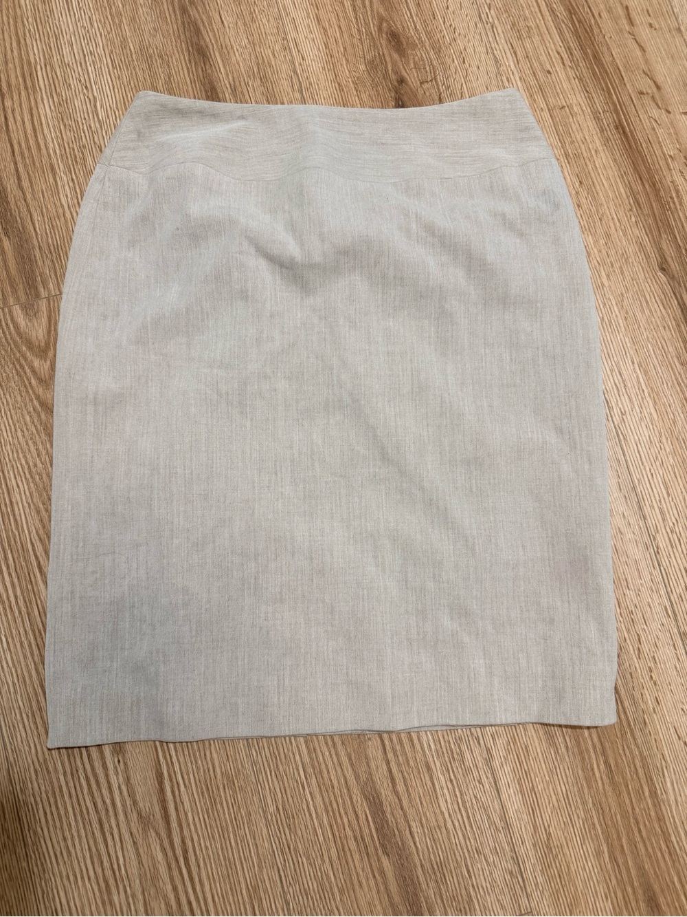 Sharagano Suits Womens Beige Lined Pencil Skirt Size 6 Career Office Knee Length